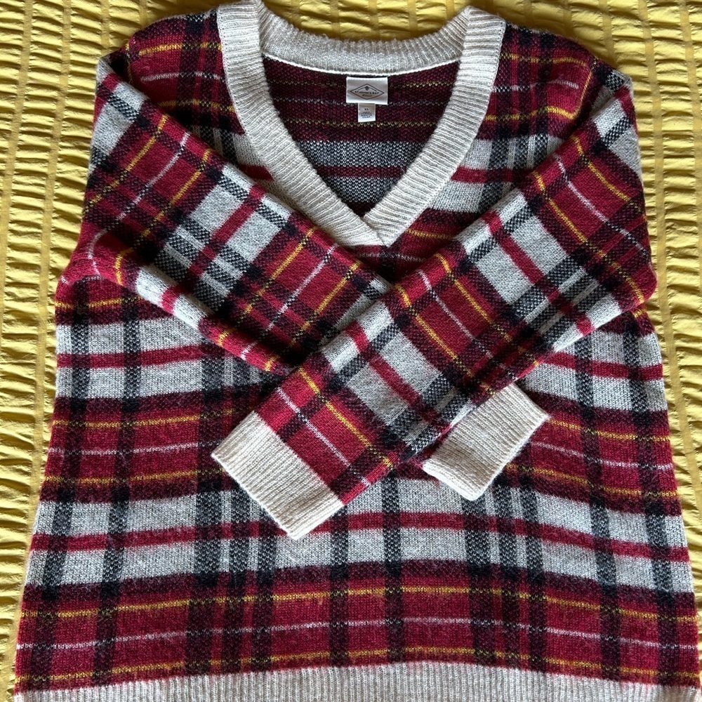 ⭐️🌟 SALE!!🌟⭐️ BRAND NEW WITHOUT TAGS Women’s Plaid Sweater